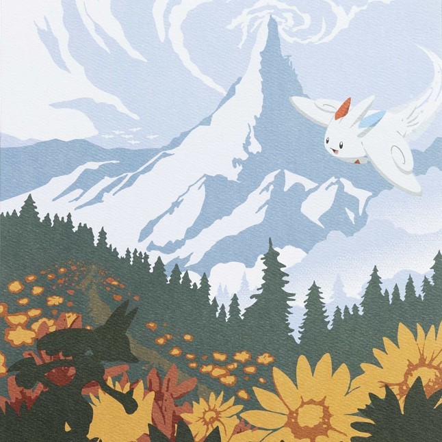Sinnoh Explore Pokémon Poster