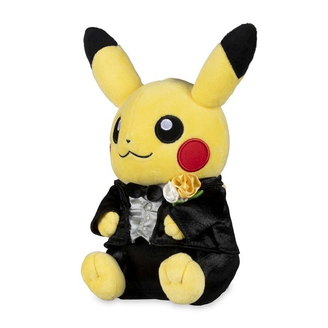 Pikachu Wedding: Wedding Tuxedo Pikachu (Male) Plush - 8 In.