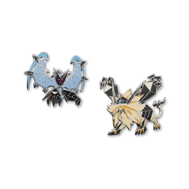 Dusk Mane Necrozma & Dawn Wings Necrozma Pokémon Pins (2-Pack)