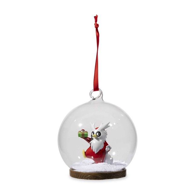 Delibird Pokémon Holiday Globe Ornament
