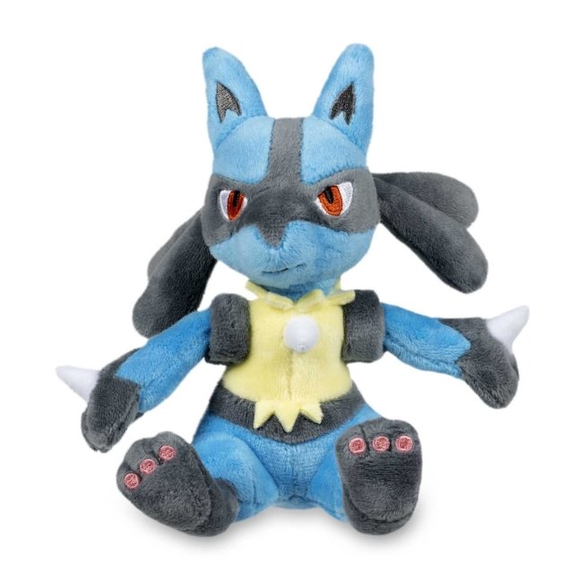 Lucario Sitting Cuties Plush - 6 In.
