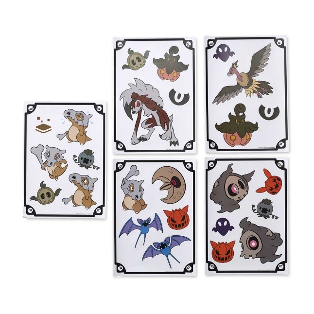 Pokémon Halloween Window Clings (5-Pack)