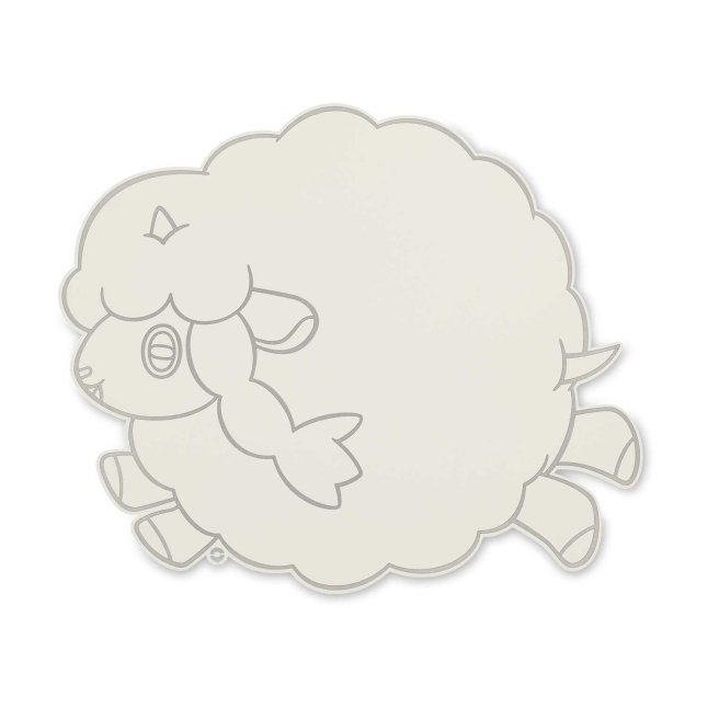Wooloo Pokémon Home Accents White Metal Wall Decor