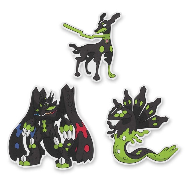 Zygarde Stickers (3-Pack)