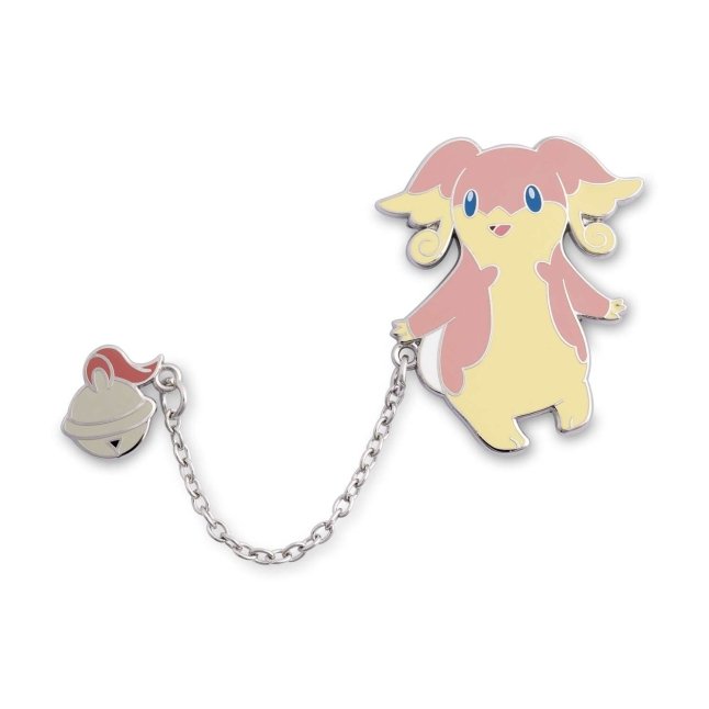 Audino with Soothe Bell Pokémon Held Item Pin