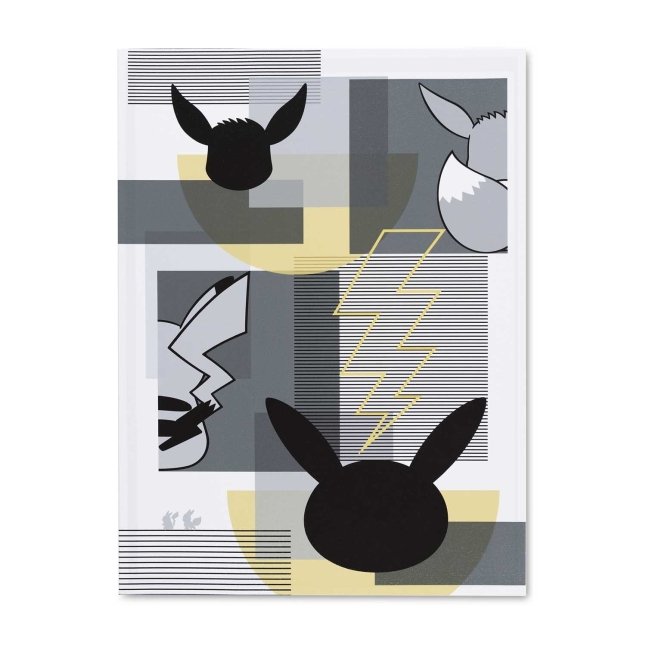 Pikachu & Eevee Geometry Canvas Wall Art