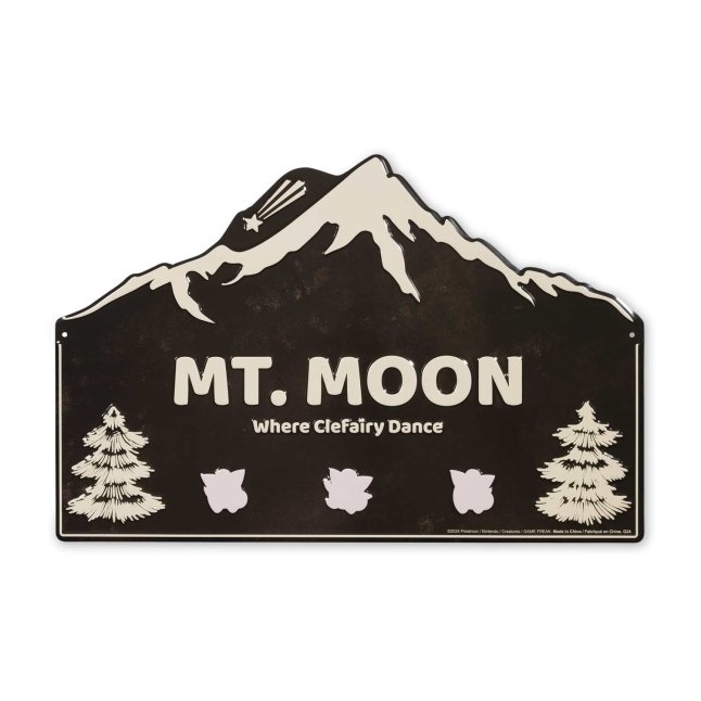 Mt. Moon Metal Sign